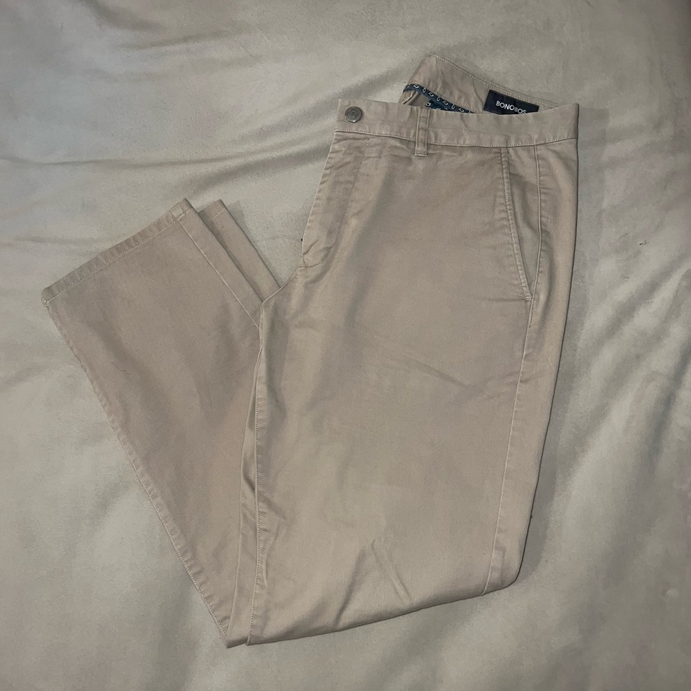 Bonobos Mens Chino Khaki Athletic Fit 32/30